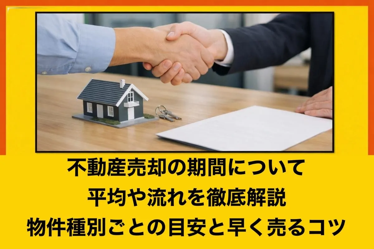 不動産売却の期間について平均や流れを徹底解説|物件種別ごとの目安と早く売るコツ