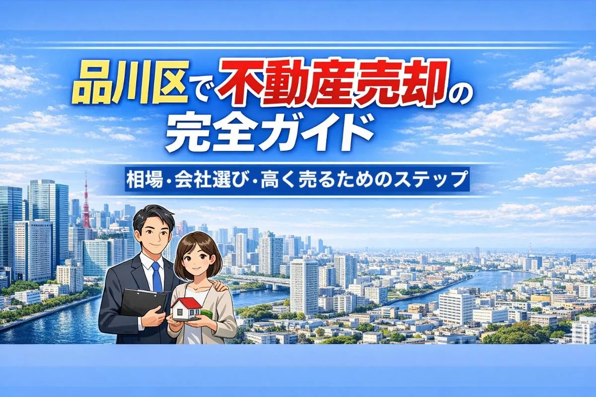 品川区で不動産売却の完全ガイド|相場・会社選び・高く売るためのステップ