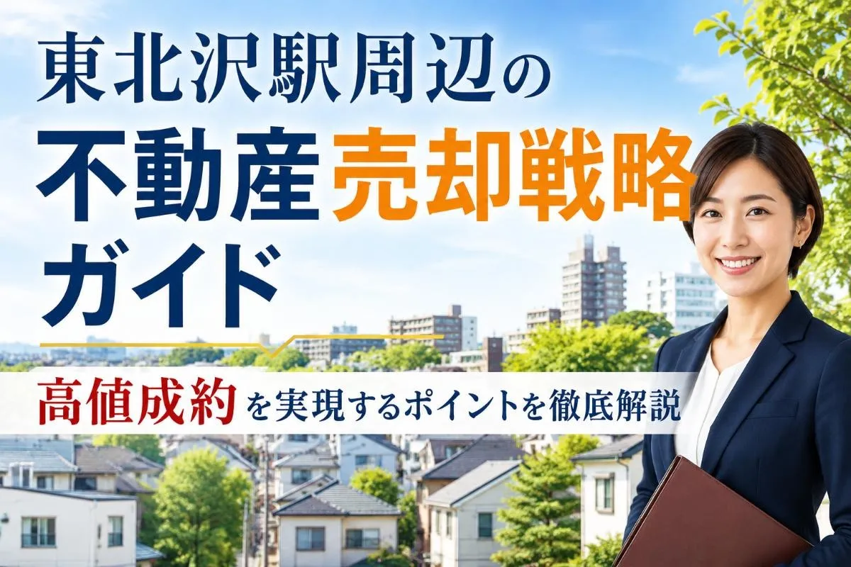 東北沢駅周辺の不動産売却戦略ガイド|高値成約を実現するポイントを徹底解説