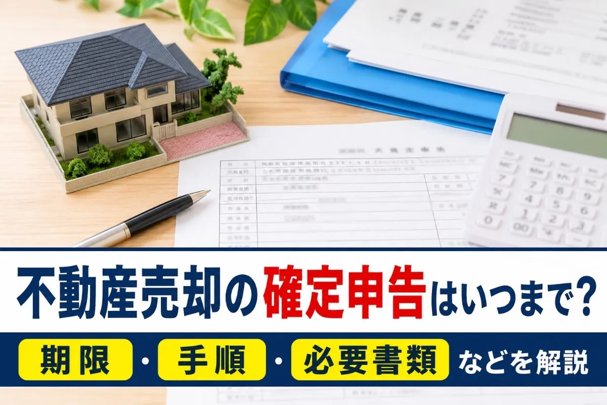 不動産売却の確定申告はいつまで?期限・手順・必要書類などを解説