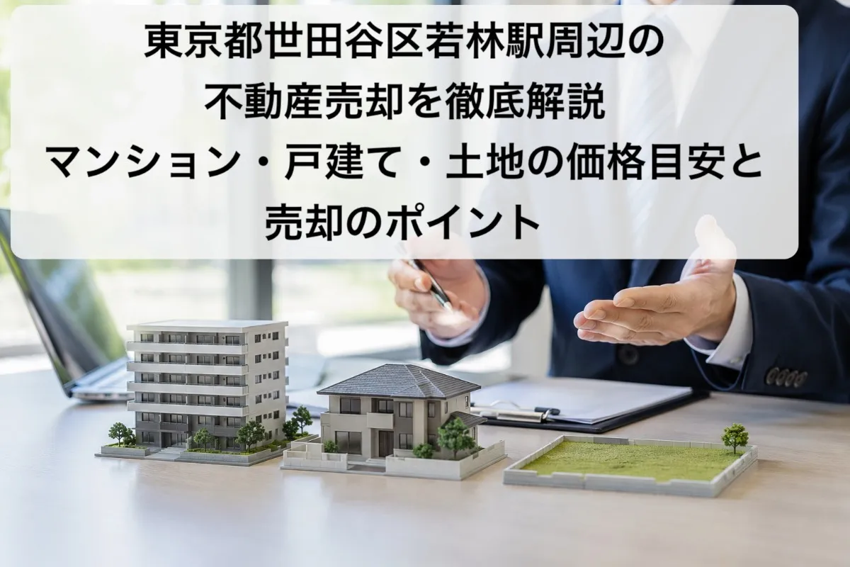 東京都世田谷区若林駅周辺の不動産売却を徹底解説|マンション・戸建て・土地の価格目安と売却のポイント